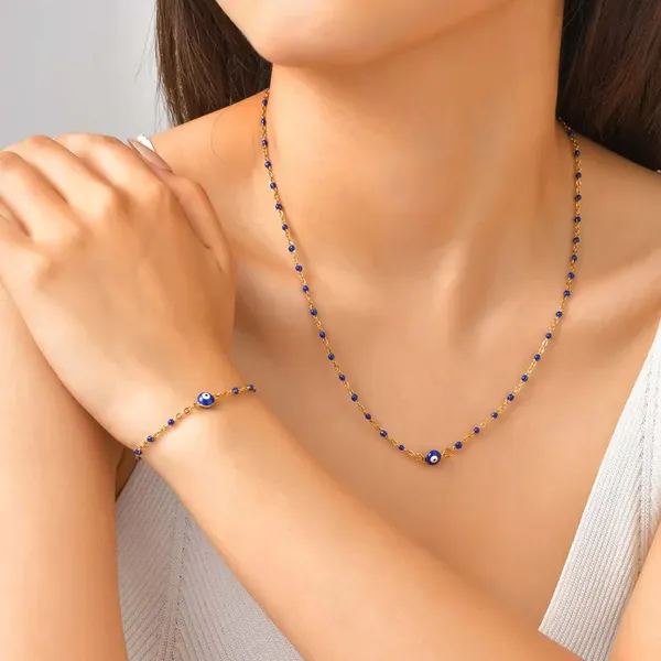 Gold_Evil_Eye_Neckchain_Set_Bracelets_For_Women